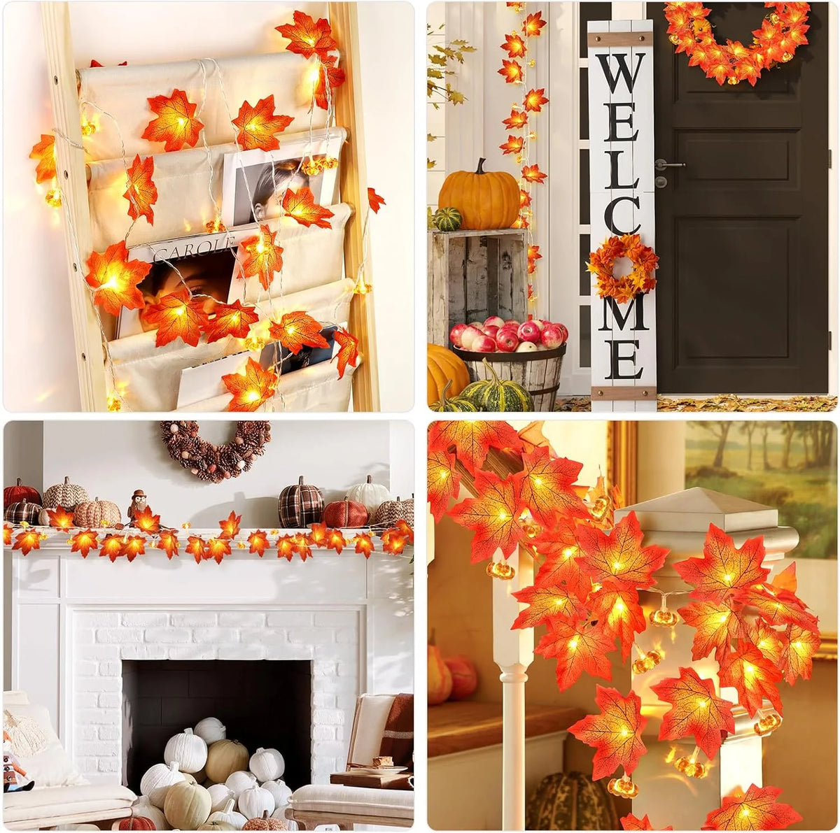 AutumnGlow Leaf String