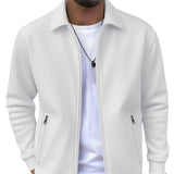 Men's Relaxed-Fit Pocket Zip-Up Jacket