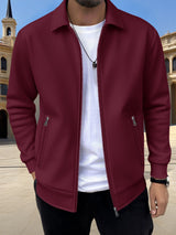 Men's Relaxed-Fit Pocket Zip-Up Jacket