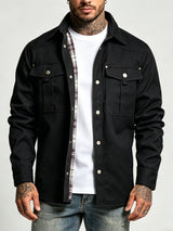 Men's Multi-Pocket Long-Sleeve Casual Shirt