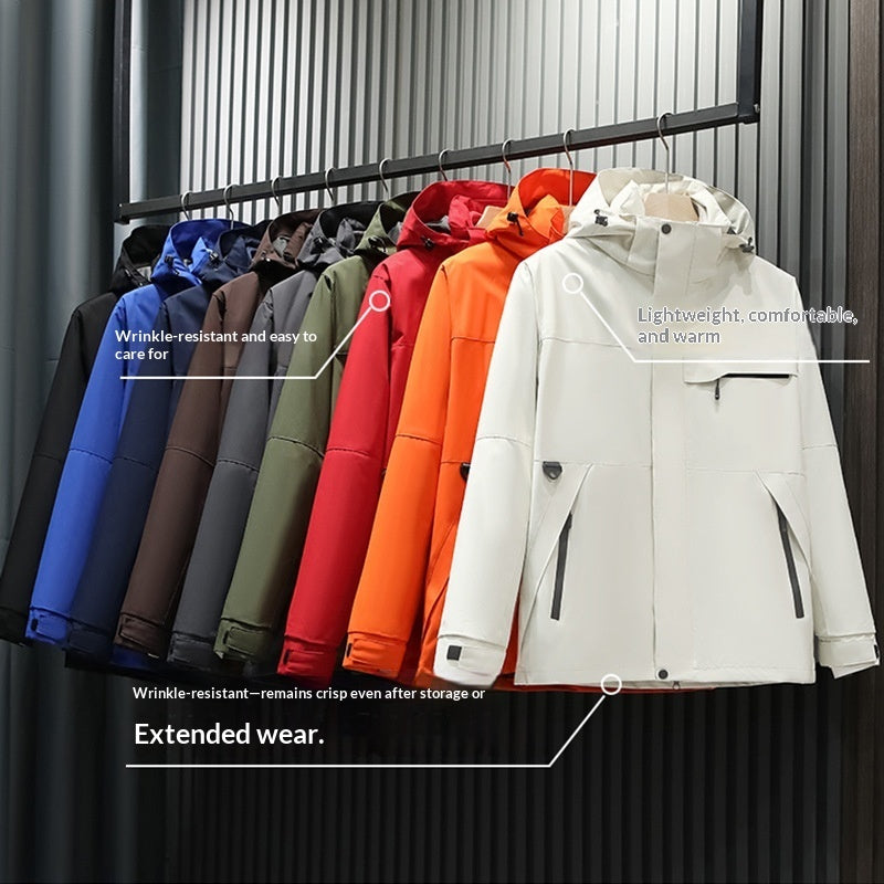 Men's 3-in-1 Outdoor Jacket with Removable Shell