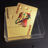 Gold-Tone Plastic Playing Cards – product image 3