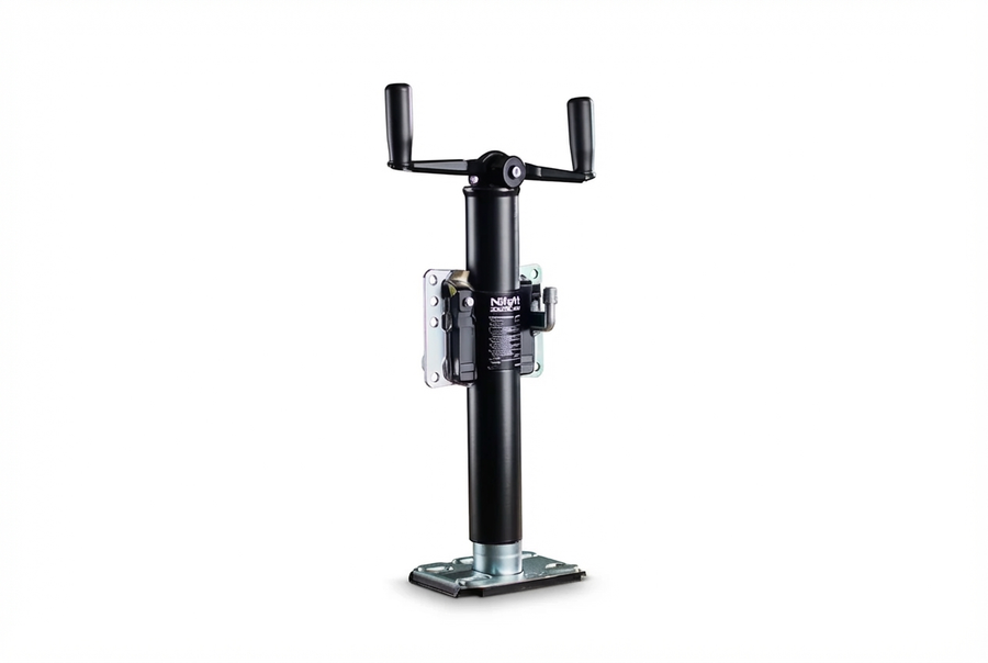 Nilight Trailer Jack 2000LBS Heavy Duty Swivel Bolt-On Trailer Jack 10 Inch Vertical Travel Alloy Steel for RV, Boat, Horse Trailers, and Camper – Matt Black