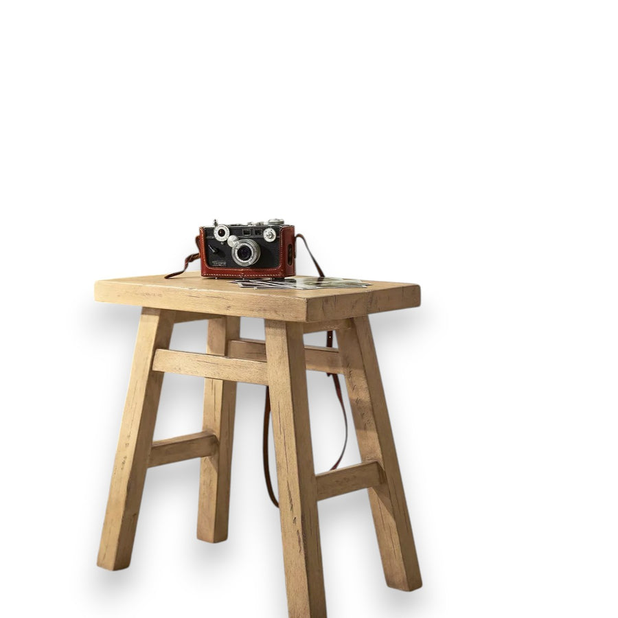 Thatcher Wood Stool Natural - Threshold designed with Studio McGee