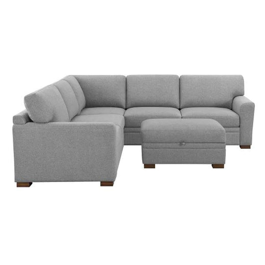 Langdon Fabric Sectional – L-Shaped Modular Sofa with Hidden Storage & Plush Seating