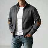 Men's Retro Diamond-Quilted Jacket