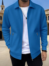 Men's Relaxed-Fit Pocket Zip-Up Jacket