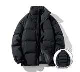 Men's Stand-Collar Padded Winter Jacket