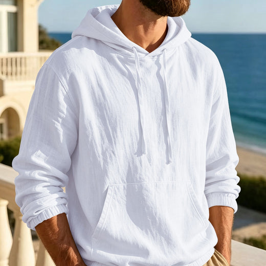 Men's Lightweight Long-Sleeve Hooded Top