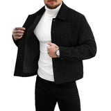 Men's Relaxed-Fit Lapel Casual Jacket