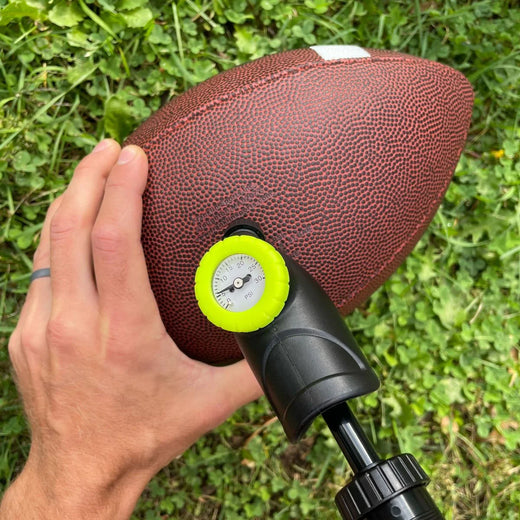 Ball Pump with Pressure Gauge – Manual PSI Air Pump for Sports Balls