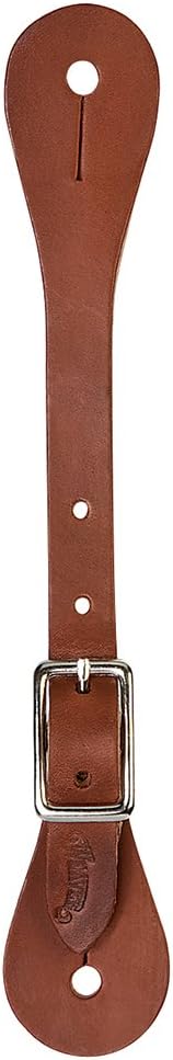 Weaver Leather Women's Single-Ply Brown Latigo Leather Spur Straps