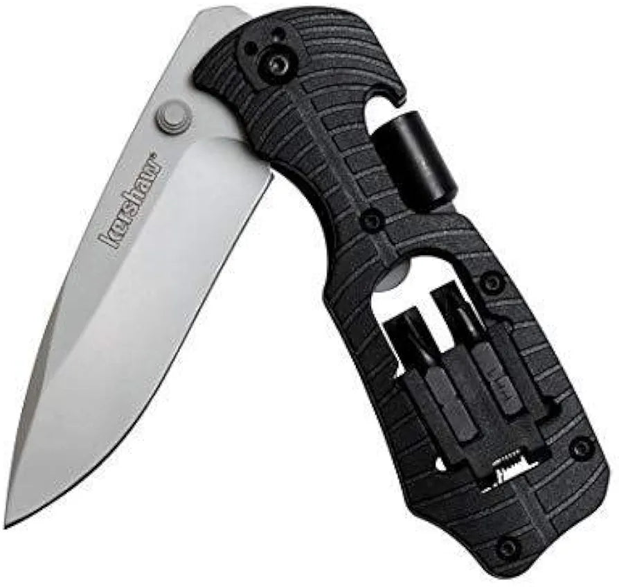 Kershaw Select Fire 1920 Folding Pocket Tool – Multi-Function Knife & Screwdriver Set