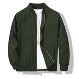 Men's Solid-Color Patch-Pocket Casual Jacket