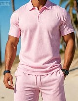 Men's Casual T-Shirt Matching Set