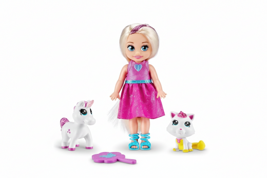 5 cm Princess with Pets A Collectible Fashion Doll with Toy Pets for Imaginative Play