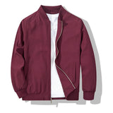 Men's Solid-Color Patch-Pocket Casual Jacket