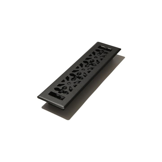 Gothic Bronze Steel Floor Register – 2" x 12"
