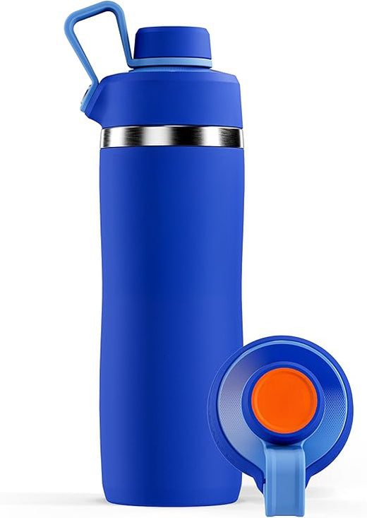 Stainless Steel Sports Water Bottle – 32 oz, Twist Cap