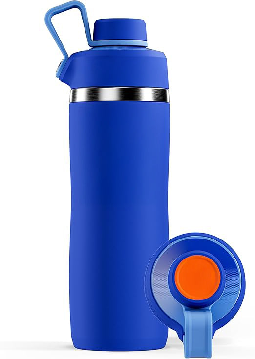 Stainless Steel Sports Water Bottle – 32 oz, Twist Cap