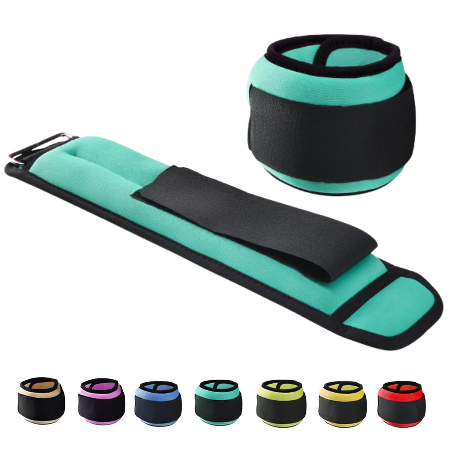Adjustable Ankle & Wrist Weights – Pair (2–10 lbs)