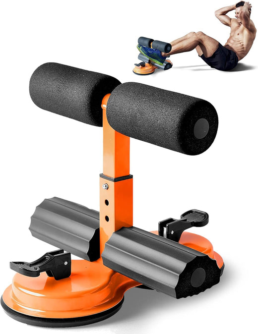 Sit-Up Assist Bar with Double Suction Cup & Resistance Bands