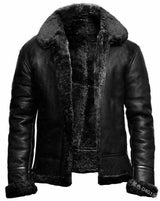 Men's Suede-Style Faux Fur Casual Jacket
