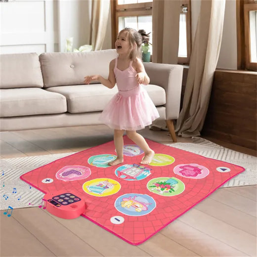 Kids Musical Dance Mat with 5 Difficulty Levels – Pink – product image 1