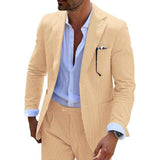 Men's Two-Button Casual Blazer