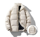 Men's Stand-Collar Padded Winter Jacket