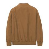 Men's Solid-Color Patch-Pocket Casual Jacket