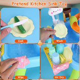 3-in-1 Kids Play Sink & Water Table with Fishing Game – product image 8