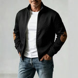Men's Retro Diamond-Quilted Jacket