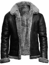 Men's Suede-Style Faux Fur Casual Jacket