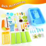 3-in-1 Kids Play Sink & Water Table with Fishing Game – product image 3