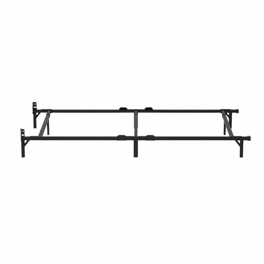 Adjustable Metal Bed Frame Black - Room Essentials: Queen, Full, Twin Sizes, with Center Beam Support