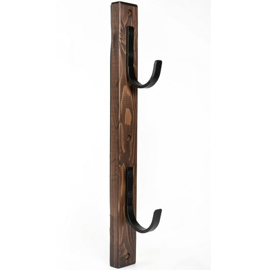Allen Company Gun Collector Hardwood Gun Rack, Holds 2-Firearms, Brown/Black