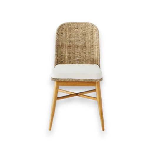 Juniper Woven Dining Chair with Cushion, Natural – Studio McGee Accent Chair