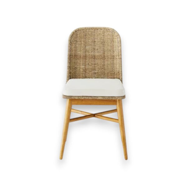 Juniper Woven Dining Chair with Cushion, Natural – Studio McGee Accent Chair