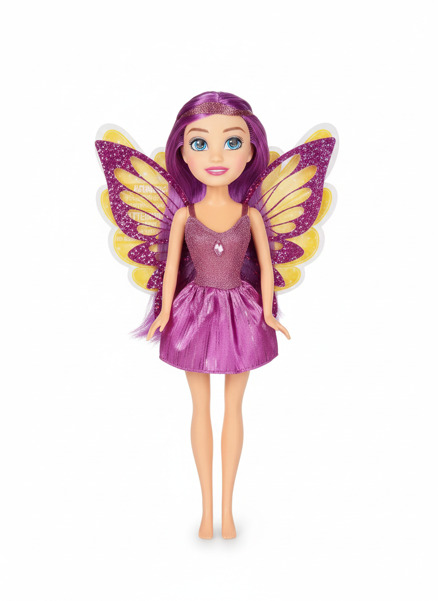 Girls Unicorn Princess Doll Purple Magical Doll for Imaginative Play and Storytelling