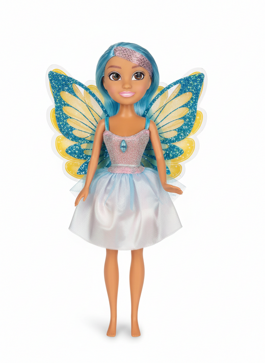 Girlz Fairy Princess Doll with Blue Hair New Magical Doll for Imaginative Play