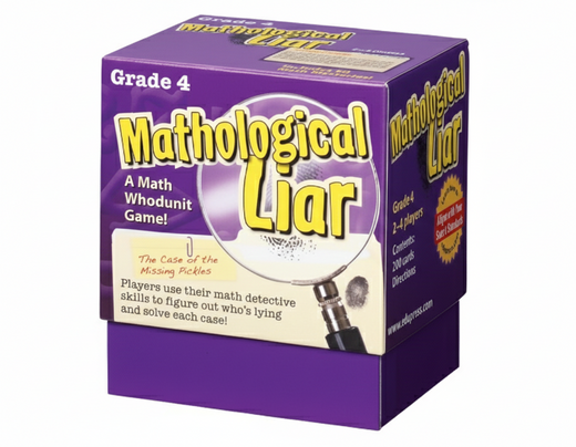 Grade 4 Math Liar Card Game – Educational Learning Game for Kids