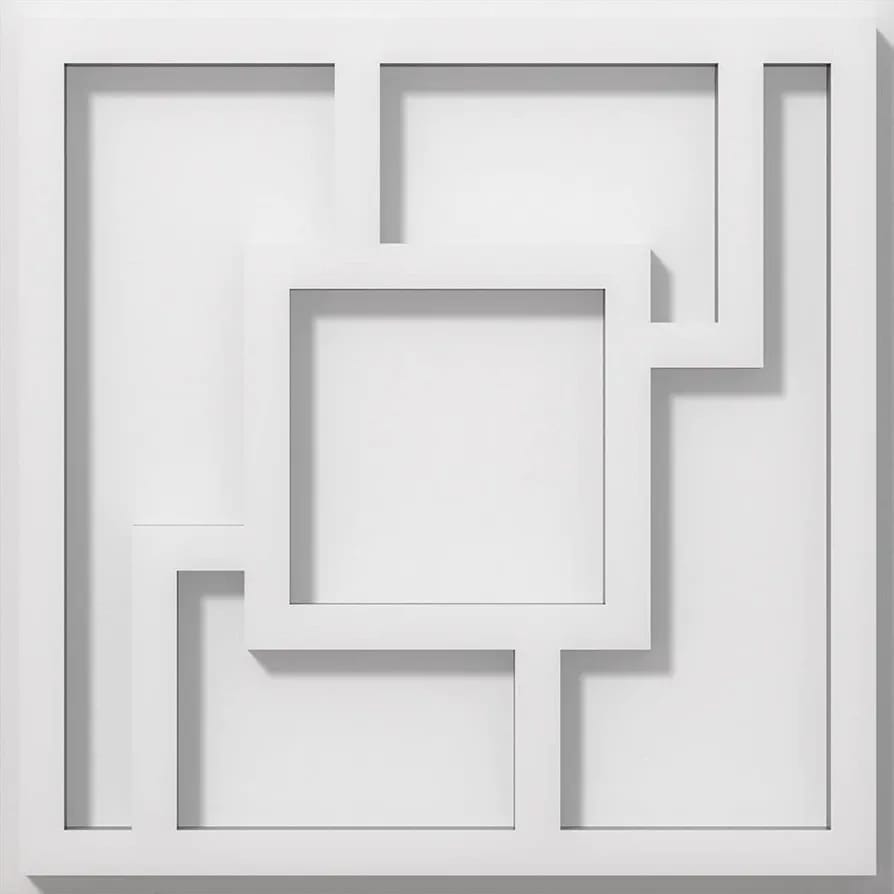 Decorative Ceiling Medallion – Square, 10 in. x 10 in