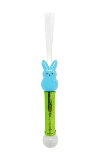 Peeps Blue Bunny Light-Up Fiber Optic Stick