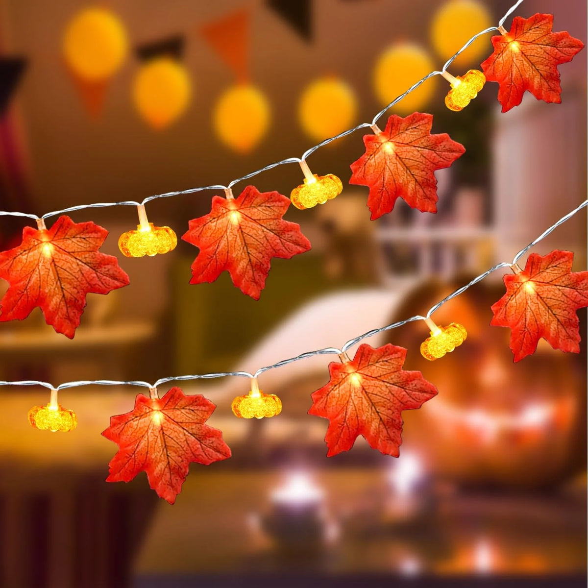 AutumnGlow Leaf String