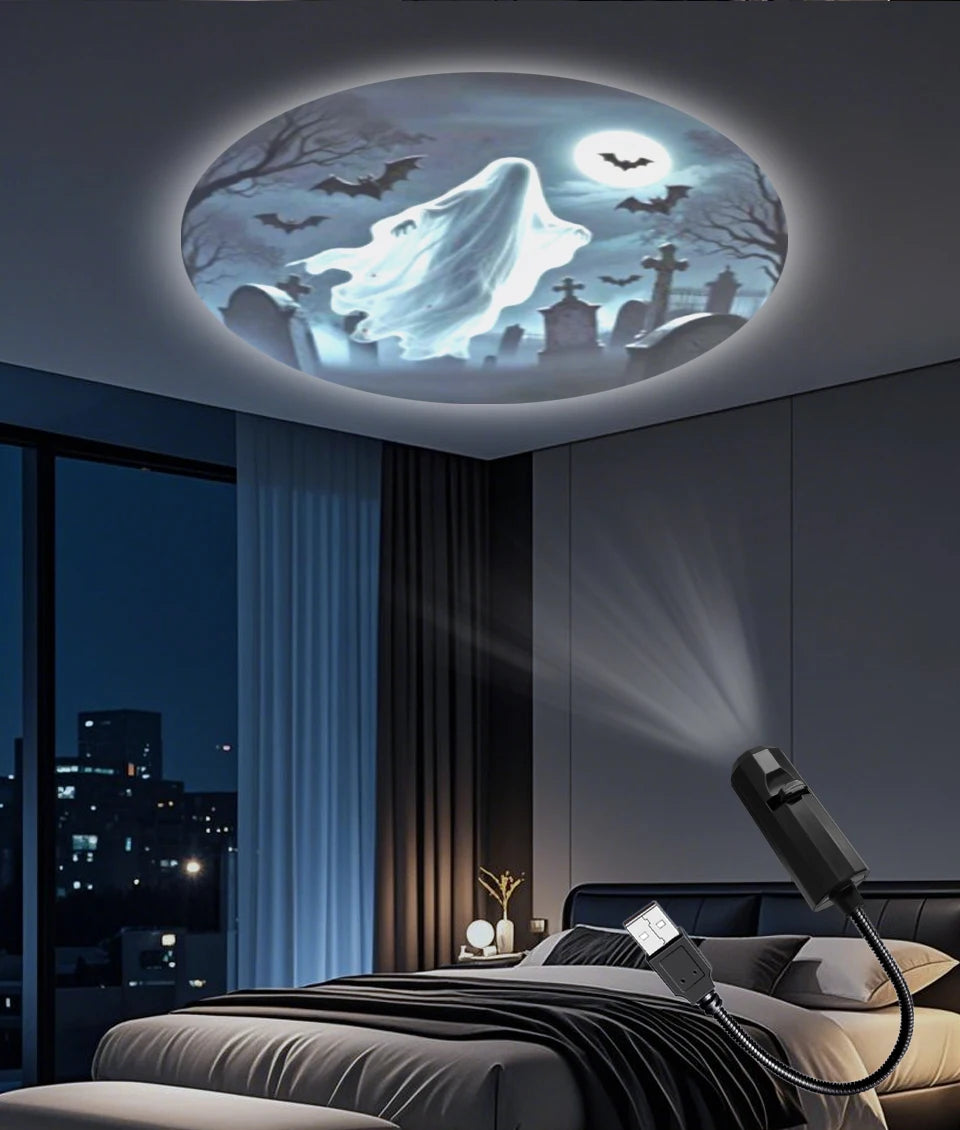 USB Christmas LED Projector