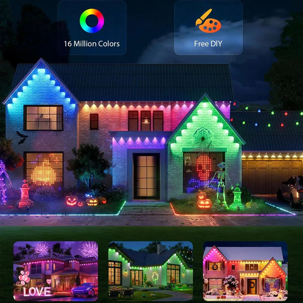 Smart Outdoor Lights 30M