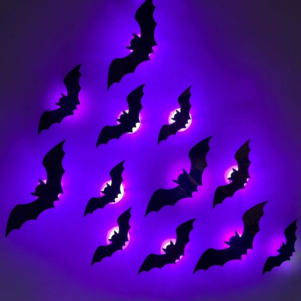 3D Bat Night Light