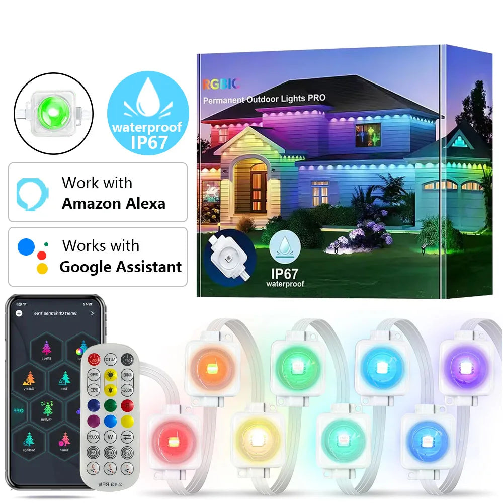 Smart Outdoor Lights 30M