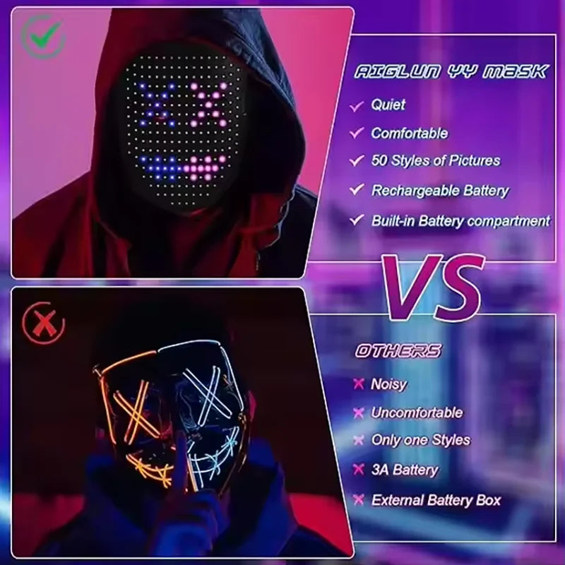 FlexiFace LED Mask